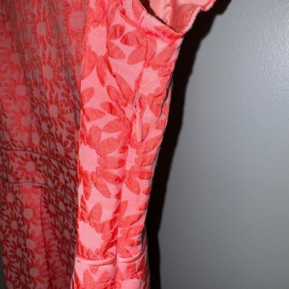 EUC Boden Daisy Jacquard Textured Floral Textured Sheath Dress Size 12L 12 Long - Picture 8 of 9